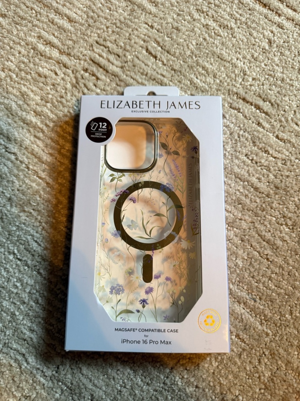 Elizabeth James iPhone 16 pro max case NWT